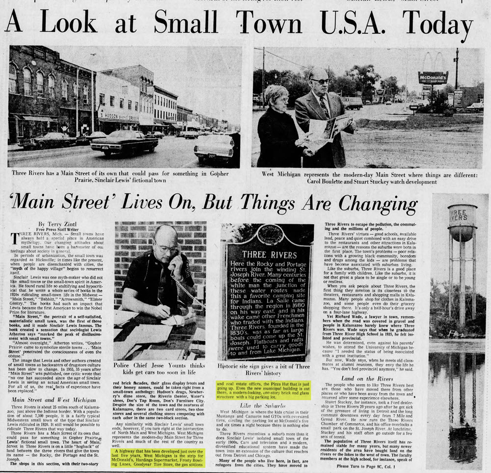 Frosty Bowling Lanes - Sept 1975 Article